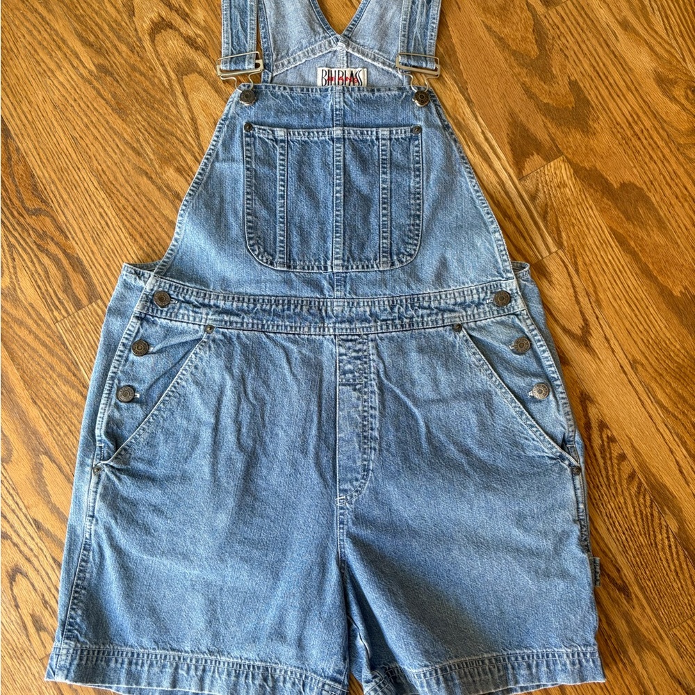 Bill Blass Light Blue Denim Short-Alls